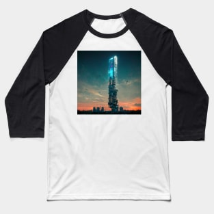 Holographic tower Baseball T-Shirt